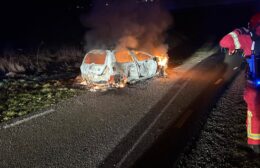 Auto gaat verloren bij brand in Eibersburen