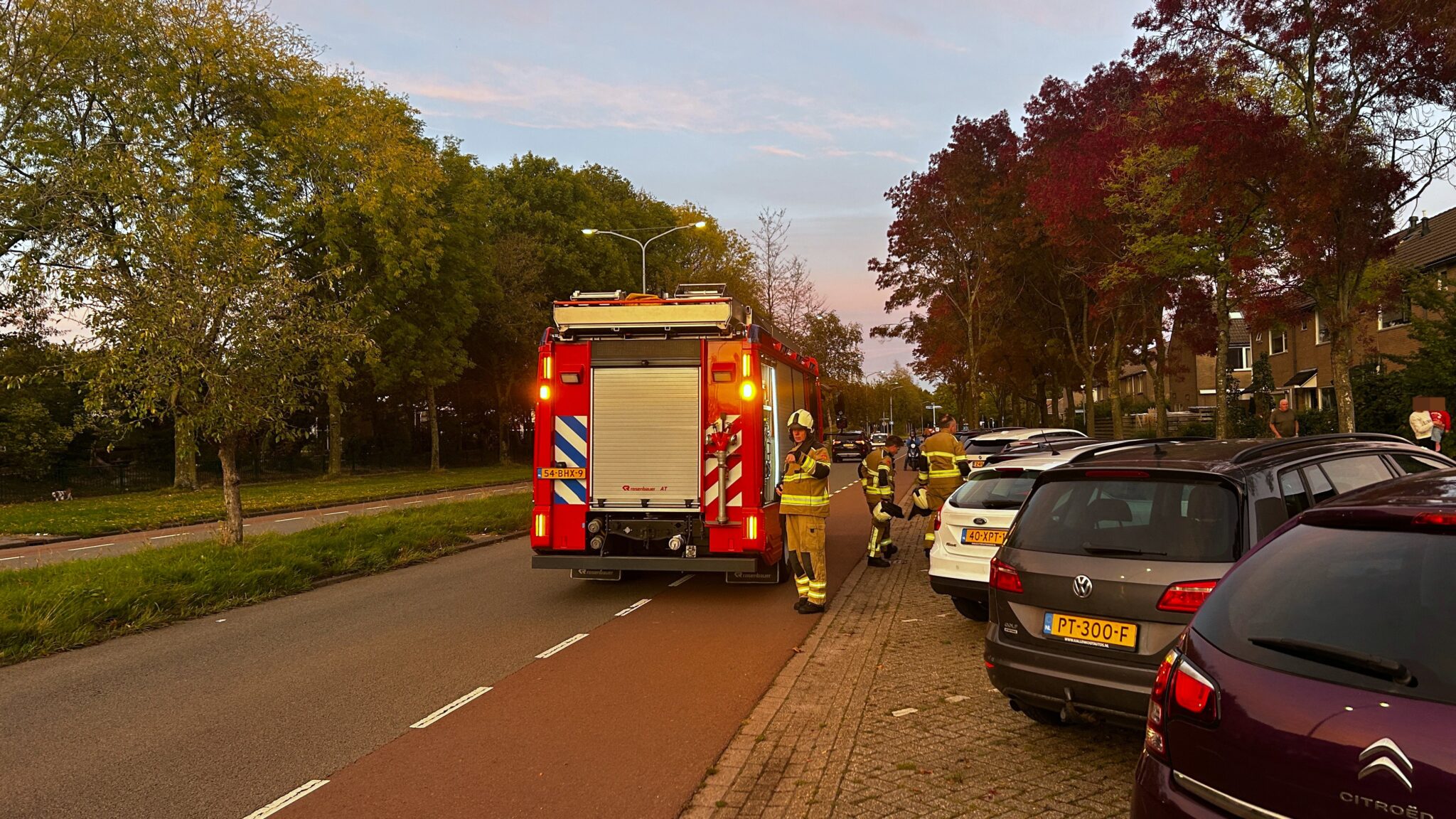 Brandweer Roden voert nacontrole uit na brandje in woning