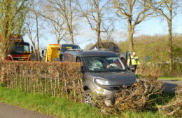 Ongeval met verkeersoverlast tot gevolg in Leek