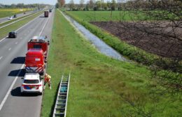 Bermbrand A7 blijkt “loos” voor Marumer brandweer