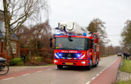 Brandweer blust schoorsteenbrand aan de Pasop