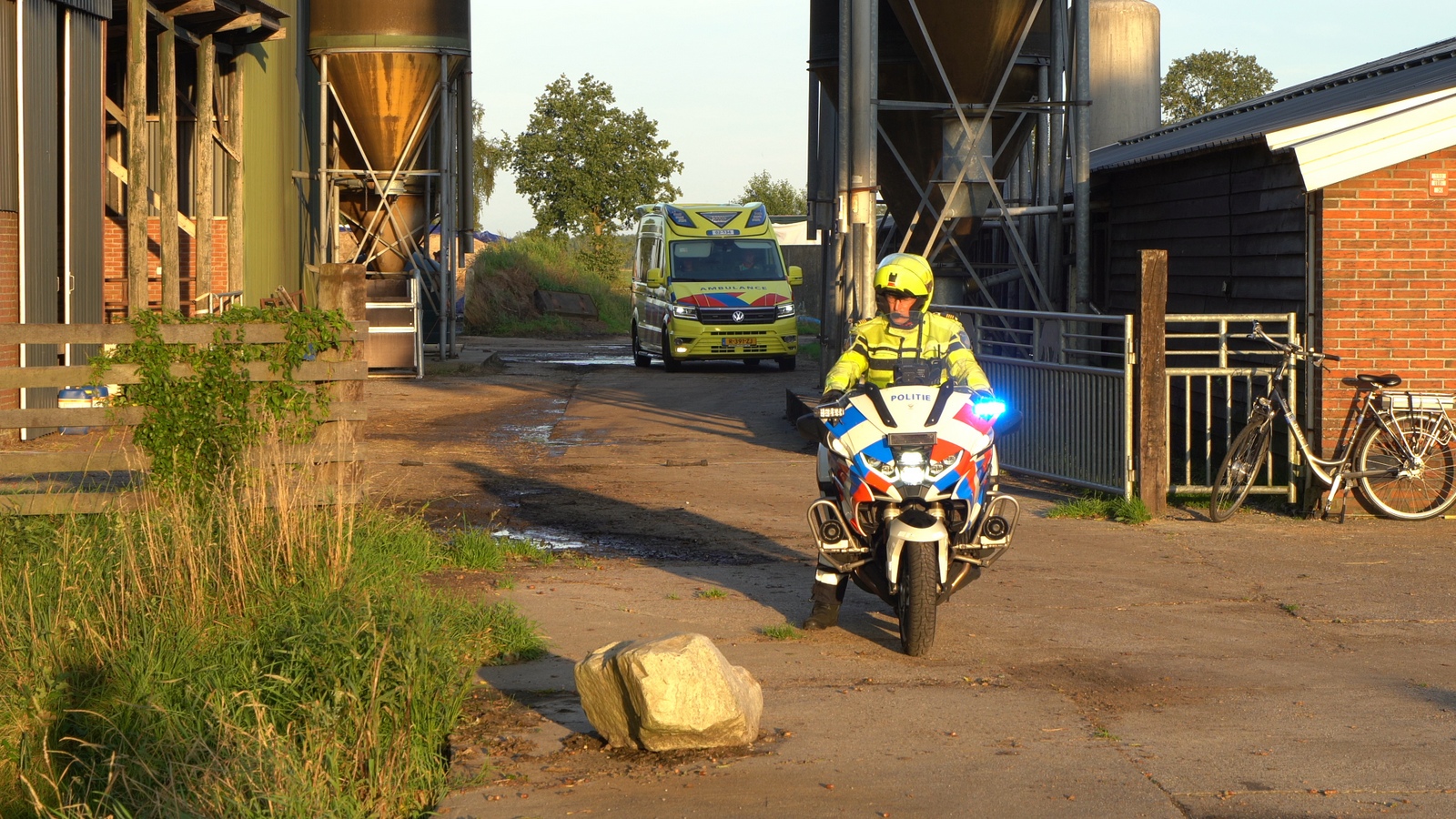 MMT inzet bij bedrijfsongeval in Donkerbroek