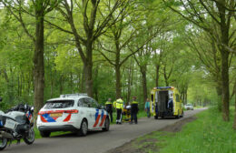 Motorrijder onderuit op Schansweg