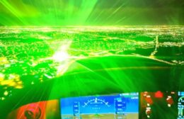 Het gevaar van laserstralen voor de cockpitbemanning traumaheli’s