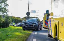 Auto’s botsen op N355 bij Grijpskerk