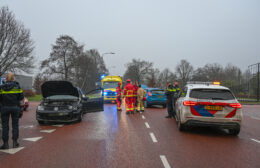 Veel schade bij aanrijding door voorrangsfout