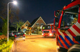 Garagebrand aan De Bodding in Frieschepalen