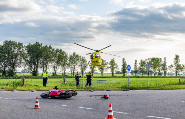 Motorrijder ernstig gewond bij Oldehove