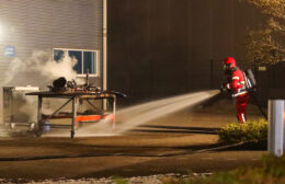 Brand in bedrijfspand Leek snel onder controle dankzij snelle inzet brandweer