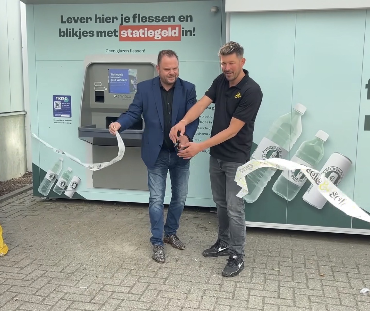 Nieuwe bulkstatiegeldmachine geopend in Opende: sneller grote hoeveelheden inleveren