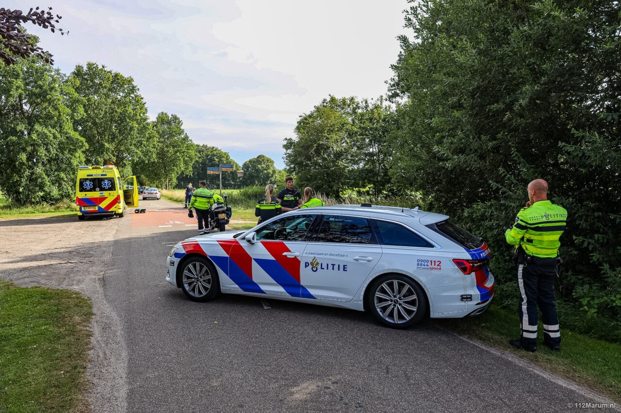 Ernstig ongeval op Postdijk in Opende