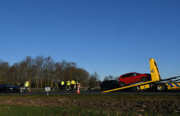 Auto’s botsen op de A7 bij Leek