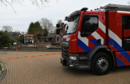 Gaslekkage bij plaatsen schutting in Grootegast
