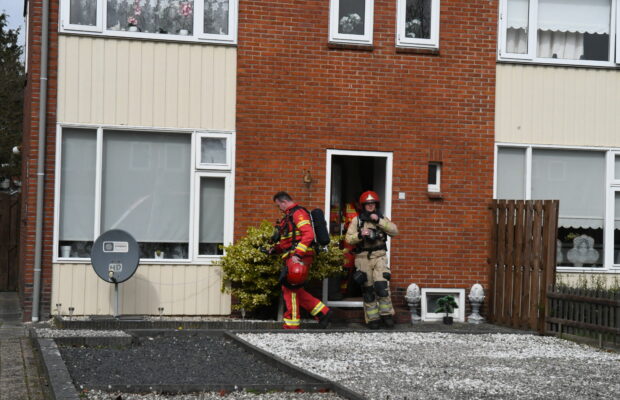 Gaslekkage in woning in Marum