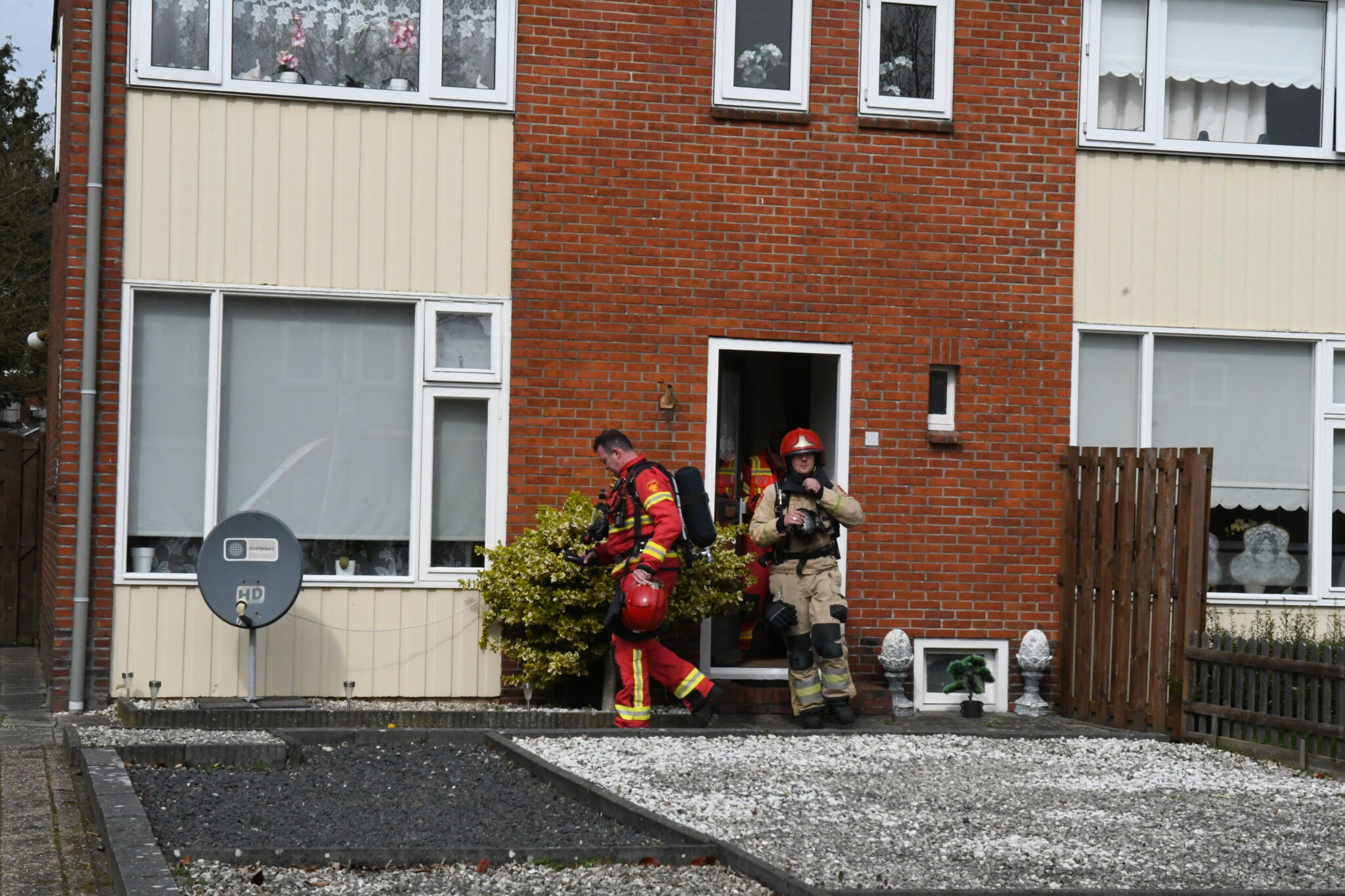 Gaslekkage in woning in Marum