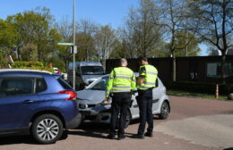 Auto’s botsen in Marum