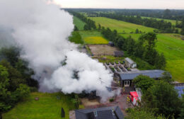 Schuur afgebrand in Dr. Compagnie