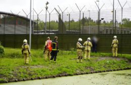 Ree te water bij gevangenis Esserheem in Veenhuizen Video