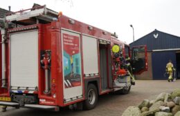 Brandweer Haulerwijk rukt uit voor schuurbrand Video