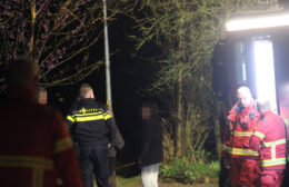 Brandweer Zuidhorn rukt uit voor schoorsteenbrand