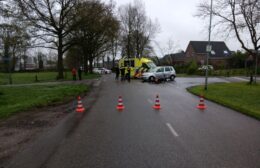 Motorrijder gewond bij ongeval in Marum Video