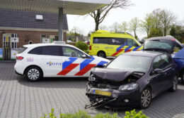 Forse schade bij aanrijding in Bovensmilde Video