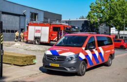 Brandweer Leek gealarmeerd voor gebouwenbrand op Feithspark