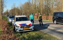 Kop staart aanrijding op de N372 in Leek