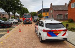Brandweer gealarmeerd voor gaslek aan van Panhuyslaan