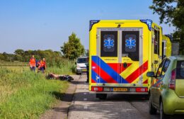 Motorrijder zwaar gewond bij aanrijding in Tolbert