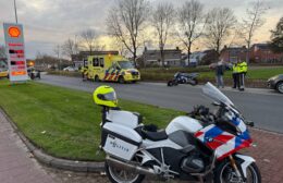 Motorrijder en automobilist botsen in Tolbert