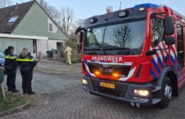Inzet brandweer bij werkzaamheden in Peize