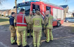 Wasdroger vat vlam in Roden