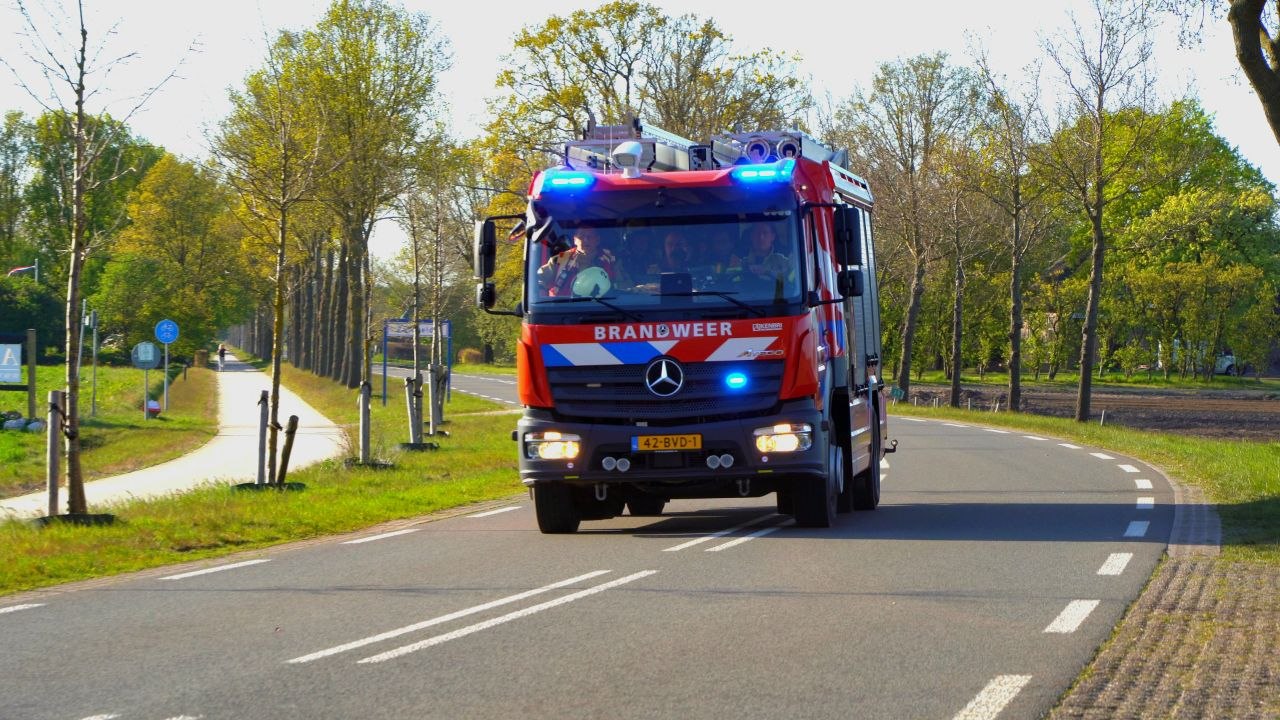 Snelle inzet voorkomt grotere brand bij Huis ter Heide