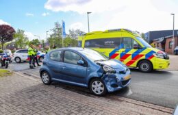 Drie voertuigen betrokken bij aanrijding op Industriepark in Leek