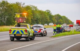 Aanrijding bij Midwolde zorgt voor inzet hulpdiensten op A7