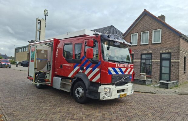 Brand in toilet van woning in Surhuisterveen snel onder controle