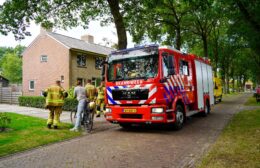 Brandweer controleert cv-installatie in Norg