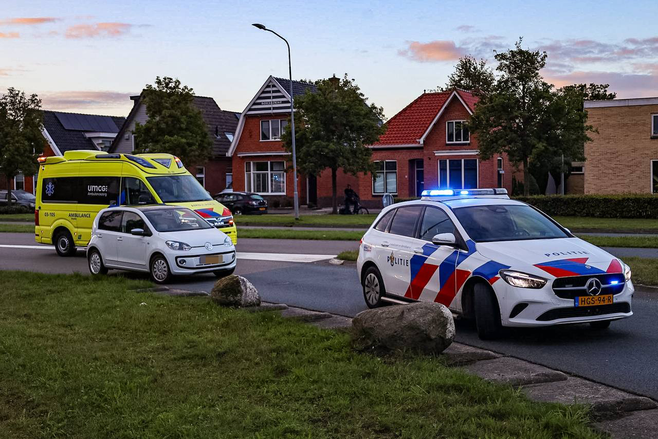 Fietser gewond op N372 in Leek