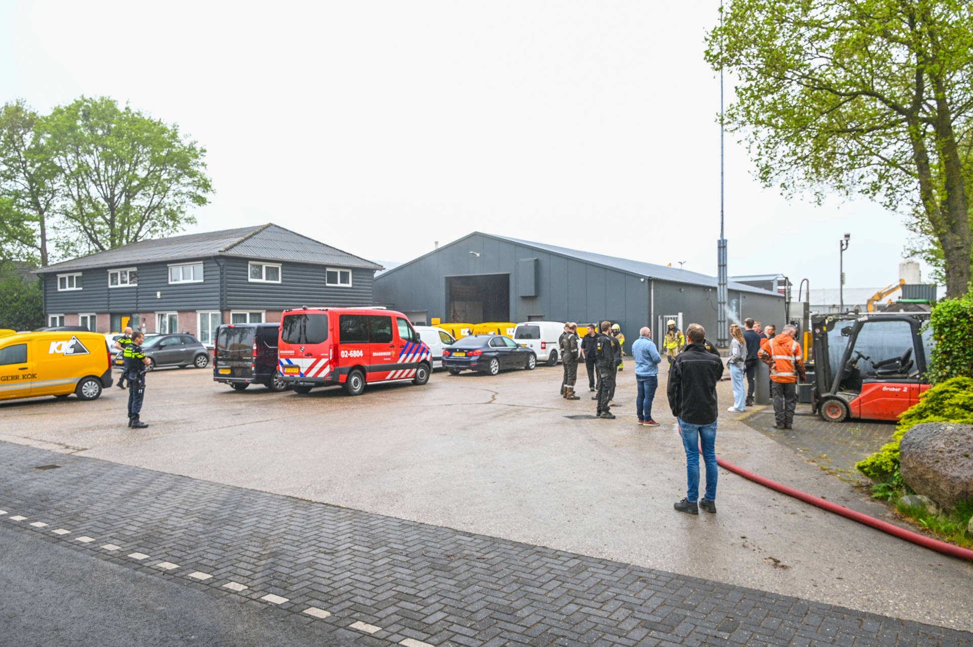 Loodsbrand snel onder controle in Bakkeveen