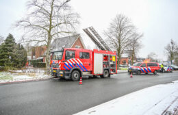 Brandweer rukt uit voor kelderbrand in Tolbert