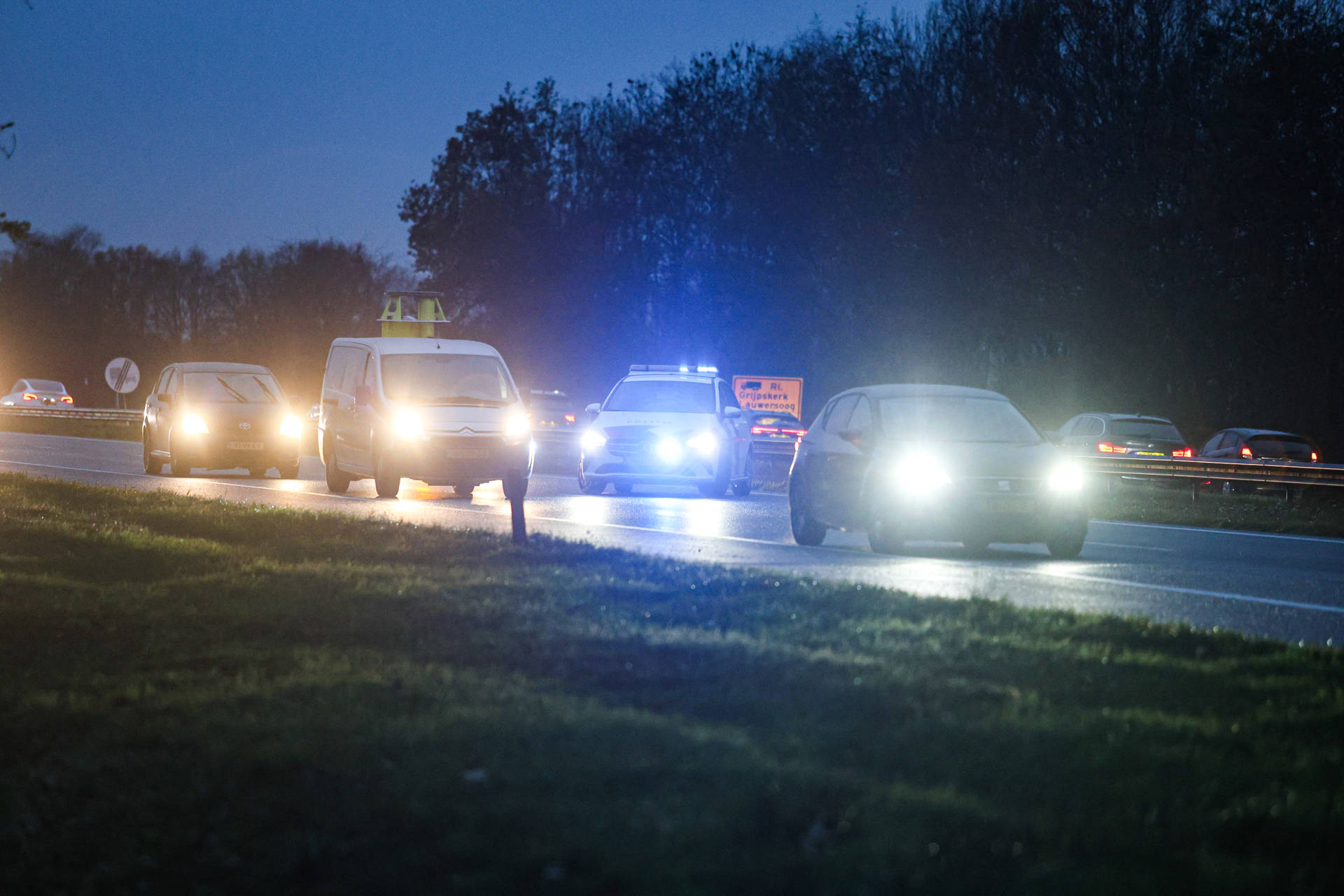 Aanrijding op A7 bij Frieschepalen veroorzaakt lange files