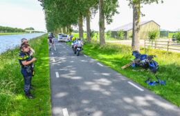 Motorrijder zwaar gewond in Lutjegast