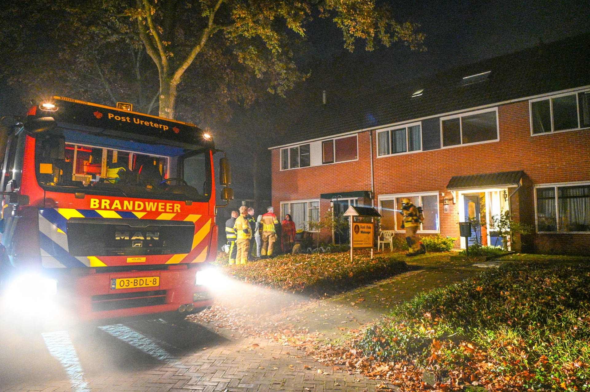 Droger vat vlam in Bakkeveen